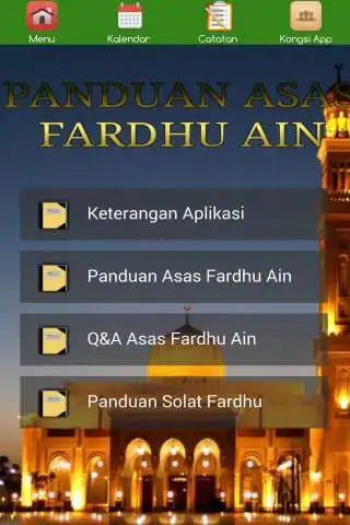 Play Panduan Asas Fardhu Ain as an online game Panduan Asas Fardhu Ain with UptoPlay