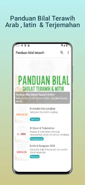 Play Panduan bilal terawih  and enjoy Panduan bilal terawih with UptoPlay