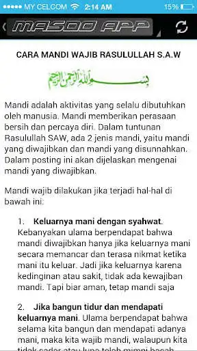 Play Panduan Lengkap Mandi Wajib as an online game Panduan Lengkap Mandi Wajib with UptoPlay