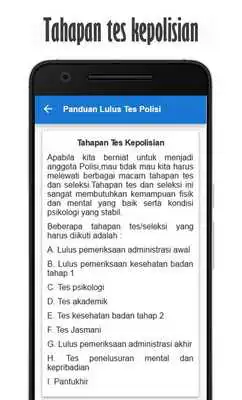 Play Panduan Lulus Tes Polisi