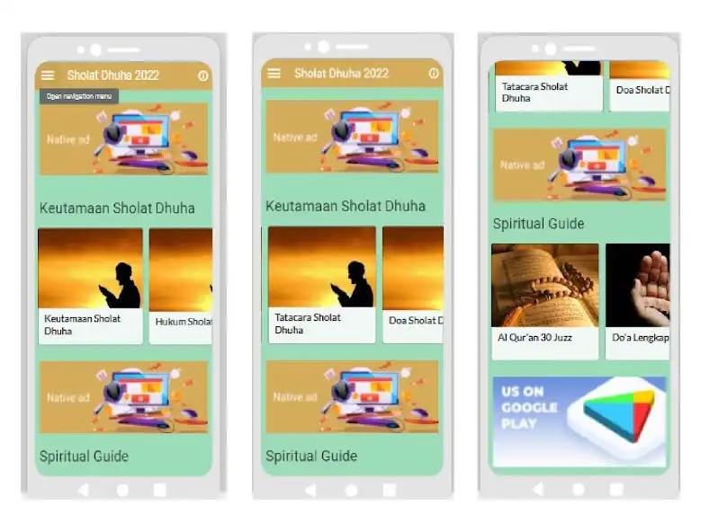 Play Panduan Sholat Dhuha Offline as an online game Panduan Sholat Dhuha Offline with UptoPlay