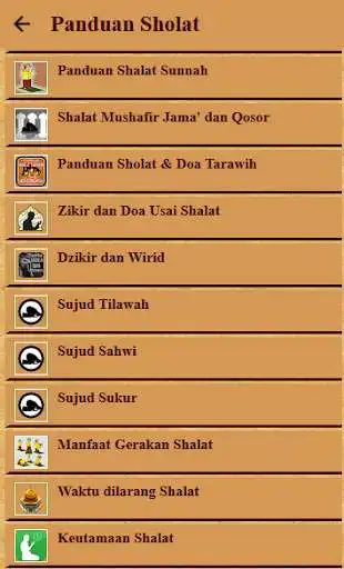Play Panduan Sholat + Doa dan Wirid as an online game Panduan Sholat + Doa dan Wirid with UptoPlay