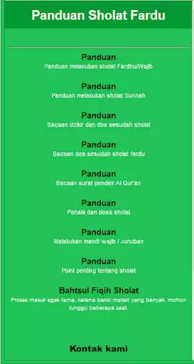 Play Panduan Sholat Fardhu & Sunnah as an online game Panduan Sholat Fardhu & Sunnah with UptoPlay