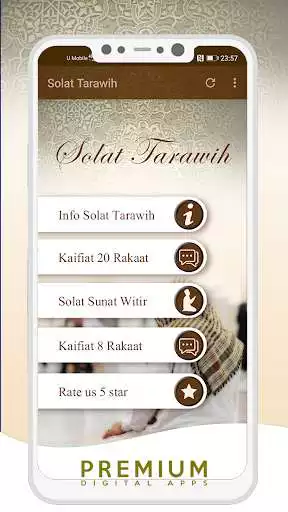 Play Panduan Solat Tarawih as an online game Panduan Solat Tarawih with UptoPlay