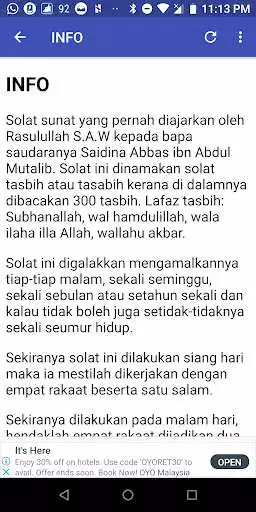Play Panduan Solat Tasbih Terkini  and enjoy Panduan Solat Tasbih Terkini with UptoPlay