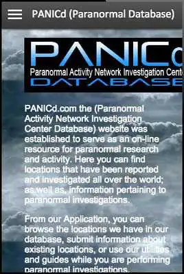 Play PANICd (Paranormal Database)
