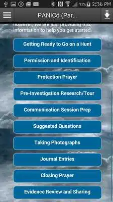 Play PANICd (Paranormal Database)