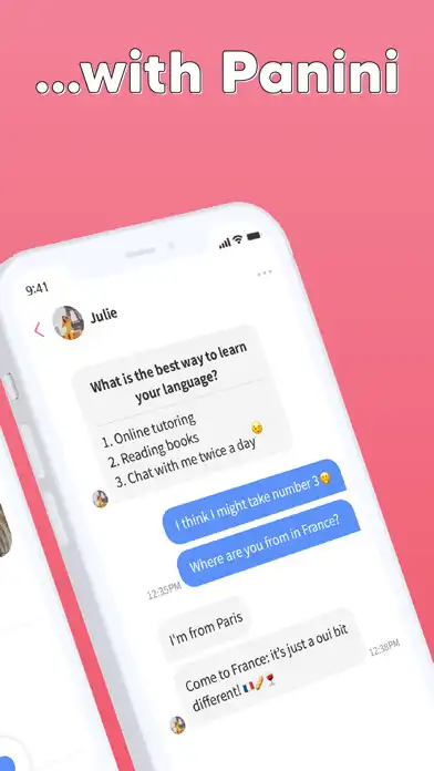 Play Panini - Language Exchange as an online game Panini - Language Exchange with UptoPlay