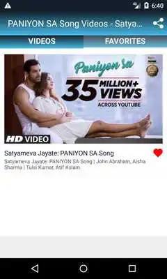 Play PANIYON SA Song Videos - Satyameva Jayate Songs