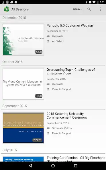 Play Panopto (Legacy) as an online game Panopto (Legacy) with UptoPlay