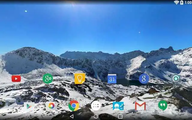 Play Panorama Wallpaper:Snowy Mntns