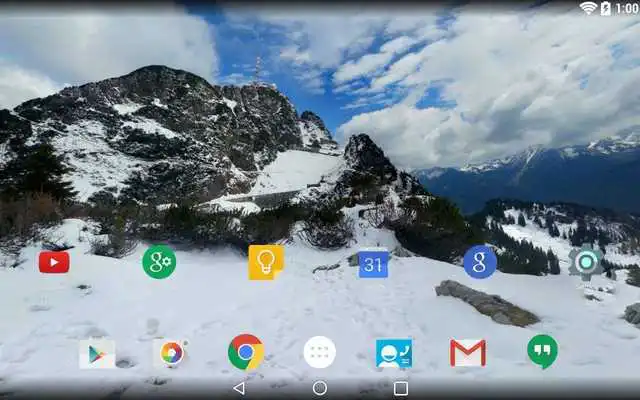 Play Panorama Wallpaper:Snowy Mntns
