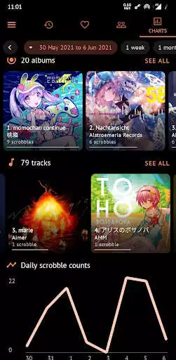 Play Pano Scrobbler for LastFM as an online game Pano Scrobbler for LastFM with UptoPlay