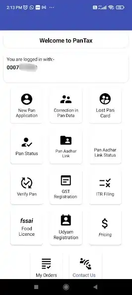 Play PanTax: Pan Card, Food License as an online game PanTax: Pan Card, Food License with UptoPlay