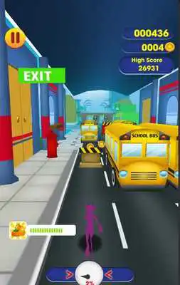Play Panther Surfer Pink : Bus  Subway Dash 3D
