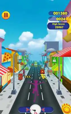 Play Panther Surfer Pink : Bus  Subway Dash 3D