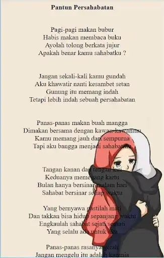 Play Pantun Persahabatan Terlengkap as an online game Pantun Persahabatan Terlengkap with UptoPlay