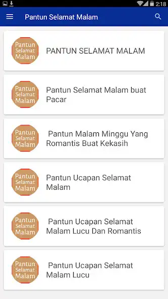 Play Pantun Selamat Malam as an online game Pantun Selamat Malam with UptoPlay