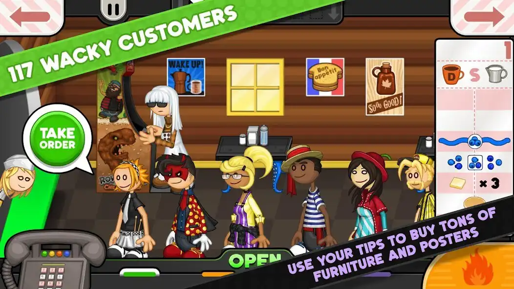 Play Papas Pancakeria To Go! as an online game Papas Pancakeria To Go! with UptoPlay