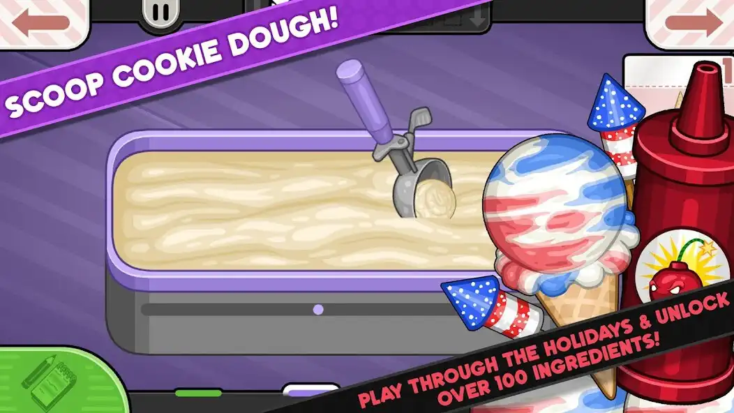Play Papas Scooperia To Go! as an online game Papas Scooperia To Go! with UptoPlay