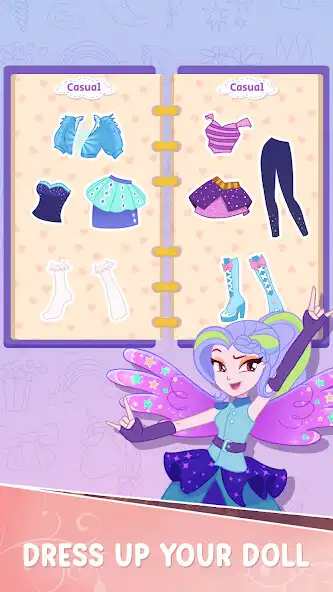Play Paper Doll Story: Dress Up DIY as an online game Paper Doll Story: Dress Up DIY with UptoPlay