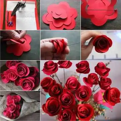 Play paper flower tutorials Play paper flower tutorials