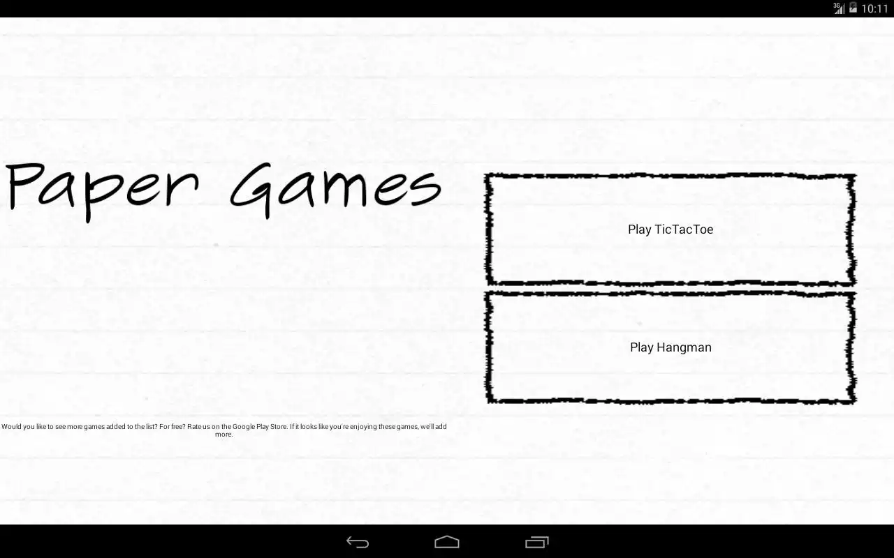 Play Paper Games