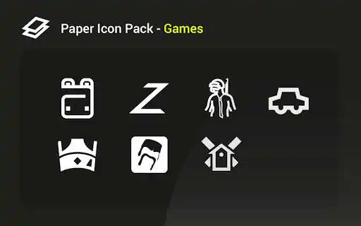 Play Paper Light - Icon Pack as an online game Paper Light - Icon Pack with UptoPlay