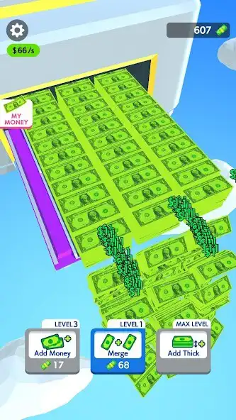 Play Paper Money ASMR as an online game Paper Money ASMR with UptoPlay