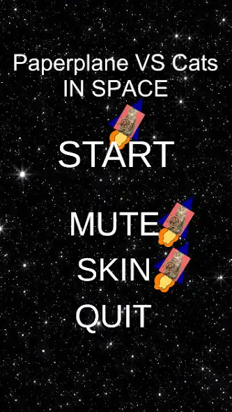 Play Paperplane VS Cats IN SPACE as an online game Paperplane VS Cats IN SPACE with UptoPlay