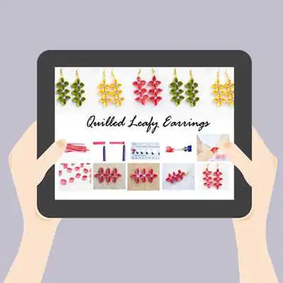 Play Paper Quilling Earrings HD