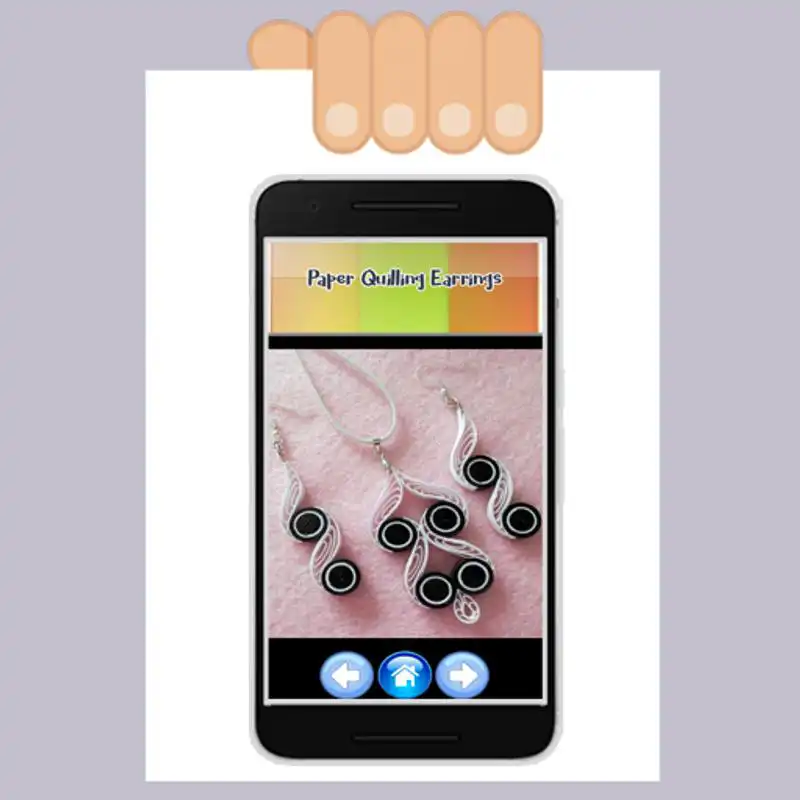 Play Paper Quilling Earrings HD