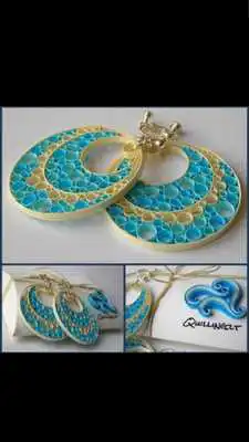 Play Paper Quilling Earrings