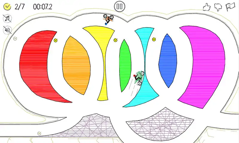 Play Paper Racer - stickman racing  and enjoy Paper Racer - stickman racing with UptoPlay