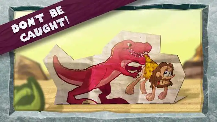 Play Paper Run Caveman