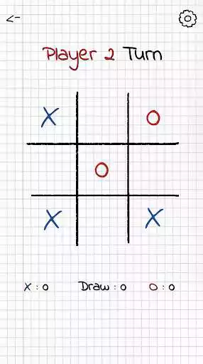 Play Paper Tic Tac Toe as an online game Paper Tic Tac Toe with UptoPlay