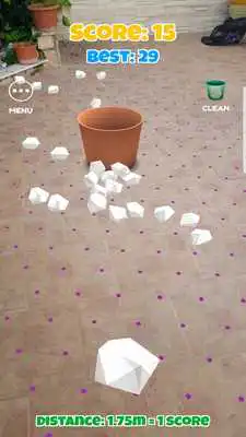 Play Paper Toss AR