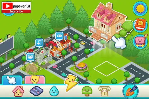 Play Papo Town Build Stories as an online game Papo Town Build Stories with UptoPlay