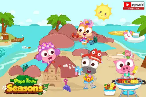 Play Papo Town Seasons as an online game Papo Town Seasons with UptoPlay