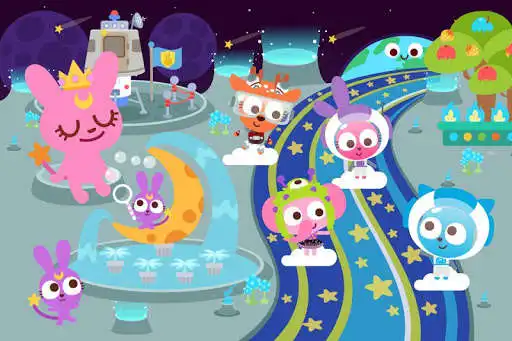 Play Papo Town Space Explorer as an online game Papo Town Space Explorer with UptoPlay