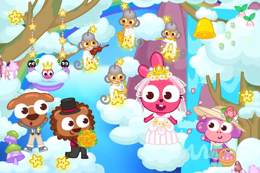 Play Papo Town Wedding Party as an online game Papo Town Wedding Party with UptoPlay