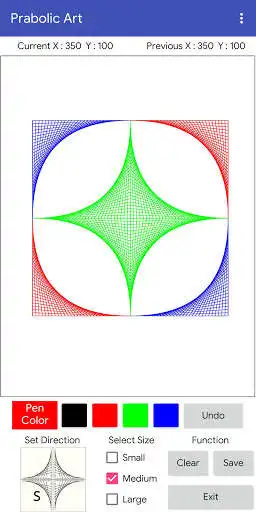 Play Parabolic Art as an online game Parabolic Art with UptoPlay
