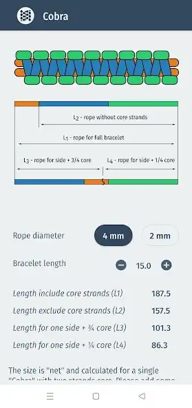Play Paracord Calculator as an online game Paracord Calculator with UptoPlay