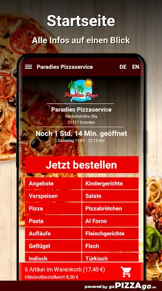 Play Paradies Pizzaservice Dresden as an online game Paradies Pizzaservice Dresden with UptoPlay