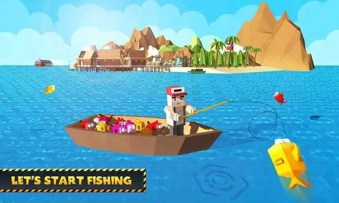 Play Paradise Island Craft : Build, Construct  Fishing