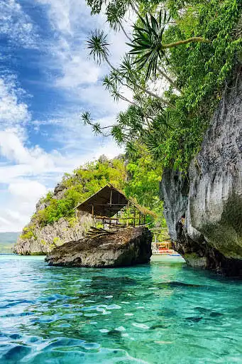 Play paradise island live wallpaper