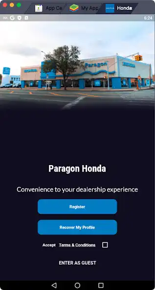 Play Paragon Honda DealerApp  and enjoy Paragon Honda DealerApp with UptoPlay