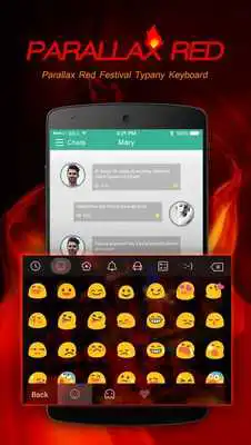 Play Parallax Red Typany Theme