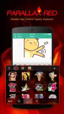 Play Parallax Red Typany Theme
