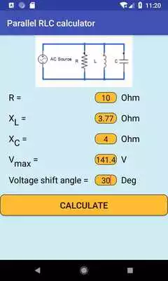 Play Parallel RLC Calculator